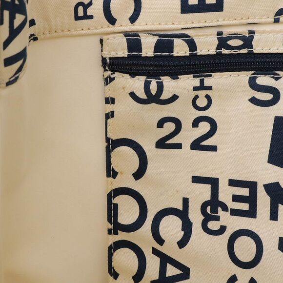 Chanel Canvas Logo Tote Bag - Picture 6 of 8